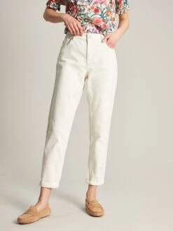 Cream Girlfriend Jeans