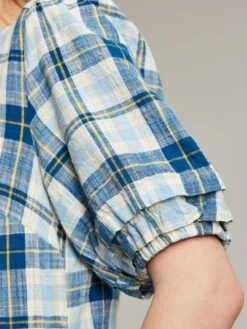 Joules Blue Amalie Check Dress -Elite Fashion Shop M92826s5