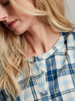 Joules Blue Amalie Check Dress -Elite Fashion Shop M92826s6