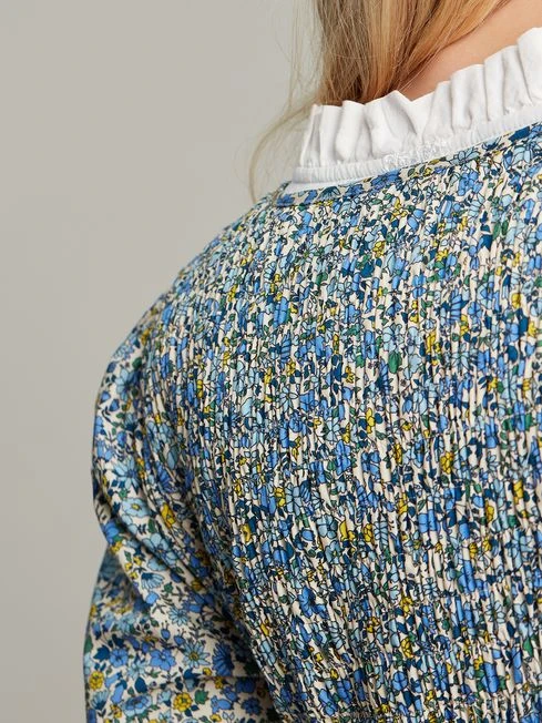 Joules Cream Aura Tiered Cotton Dress 5 Joules Cream Aura Tiered Cotton Dress - Image 5