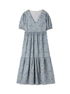 Joules Cream Aura Tiered Cotton Dress 15 Joules Cream Aura Tiered Cotton Dress -Elite Fashion Shop M92838s8