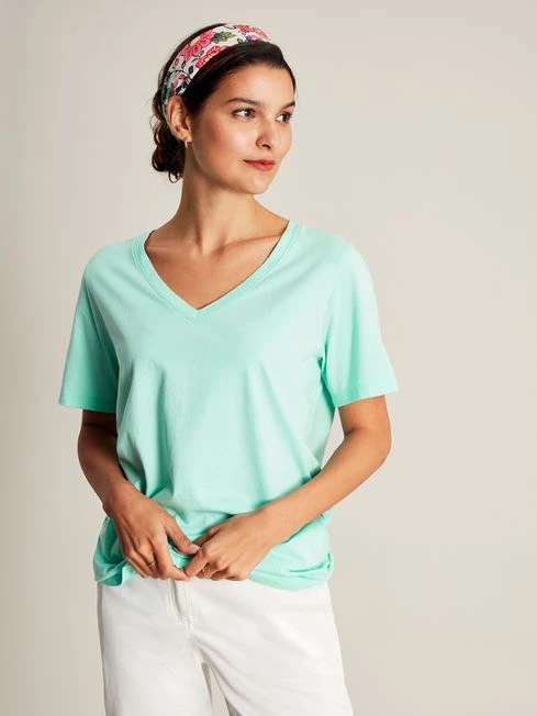 Blue V Neck T-shirt 1 Blue V Neck T-shirt