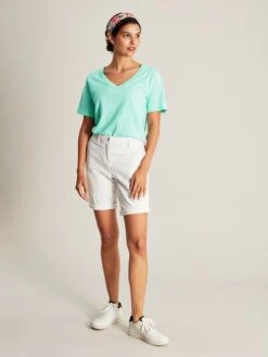 Blue V Neck T-shirt 7 Blue V Neck T-shirt -Elite Fashion Shop N00763s3