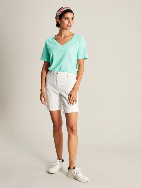 Blue V Neck T-shirt 3 Blue V Neck T-shirt - Image 3