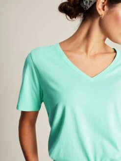 Blue V Neck T-shirt 8 Blue V Neck T-shirt -Elite Fashion Shop N00763s4