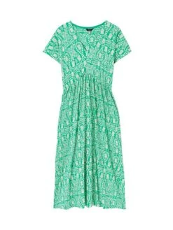 Green Jersey V-Neck Beach Dress 11 Green Jersey V-Neck Beach Dress -Elite Fashion Shop N01066s6
