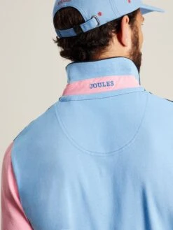 Blue Colourblock Polo Shirt -Elite Fashion Shop N01472s4