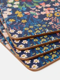 Navy Set Of Four Cork Placemats -Elite Fashion Shop N15770s4