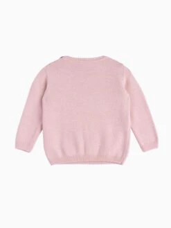 Trotters London Little Pale Pink Jemima Ducks Jumper -Elite Fashion Shop N32 258s3