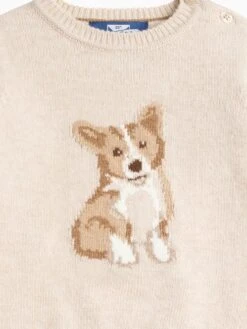 Trotters London Natural Corgi Jumper -Elite Fashion Shop N32283s4