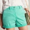 Joules Green Cruise Mid Thigh Length Chino Shorts
