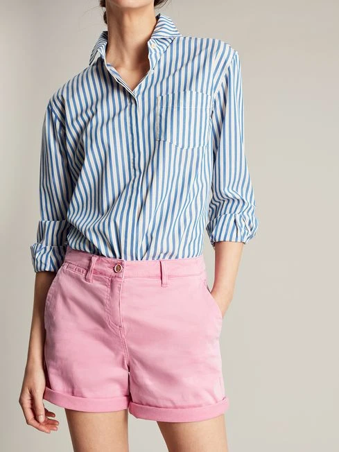 Joules Pink Cruise Mid Thigh Length Chino Shorts 1 Joules Pink Cruise Mid Thigh Length Chino Shorts