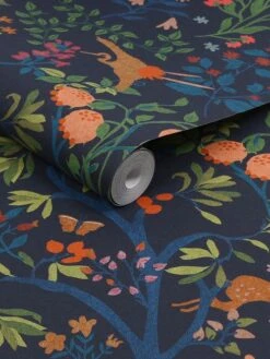 Blue Enchanted Woodland Wallpaper -Elite Fashion Shop N43571s3