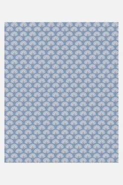 Blue Peacock Geo Wallpaper