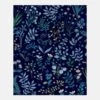 Navy Blue Holcombe Floral Wallpaper