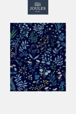 Navy Blue Holcombe Floral Wallpaper