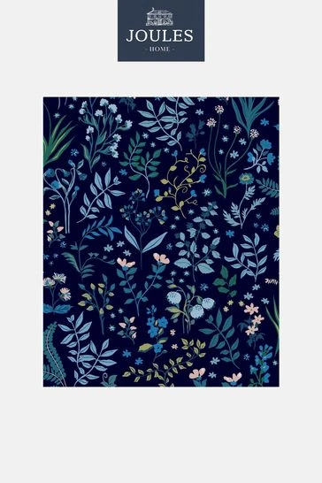 Navy Blue Holcombe Floral Wallpaper 1 Navy Blue Holcombe Floral Wallpaper