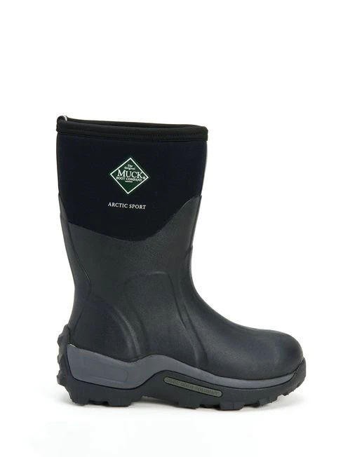 Muck Boots Black Arctic Sport Short Wellies 1 Muck Boots Black Arctic Sport Short Wellies