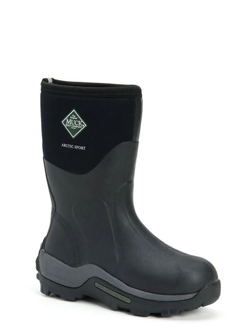 Muck Boots Black Arctic Sport Short Wellies 2 Muck Boots Black Arctic Sport Short Wellies - Image 2