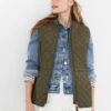 Joules Green Minx Quilted Gilet