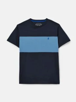 Blue Colourblock T-Shirt 11 Blue Colourblock T-Shirt -Elite Fashion Shop U11944s6