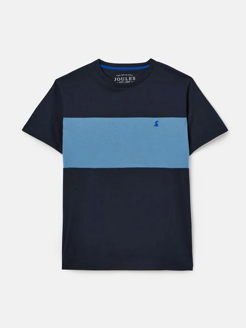Blue Colourblock T-Shirt 6 Blue Colourblock T-Shirt - Image 6