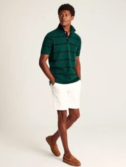 Green Classic Fit Striped Polo -Elite Fashion Shop U75388s3