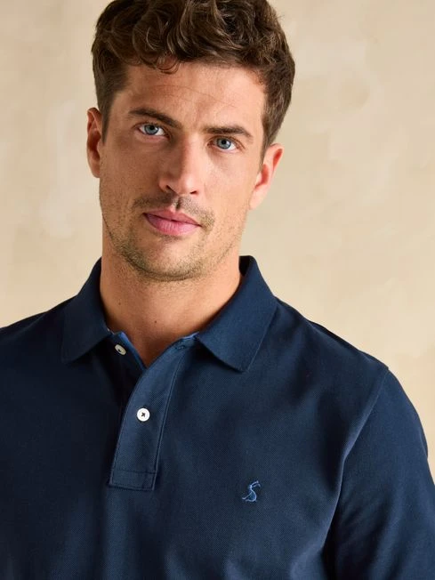 Navy Blue Classic Fit Polo Shirt 4 Navy Blue Classic Fit Polo Shirt - Image 4