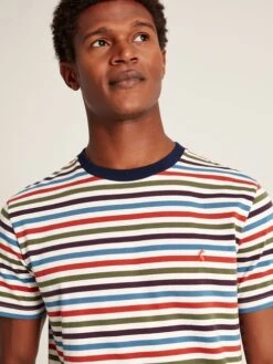 White Jersey Crew Neck T-Shirt -Elite Fashion Shop U75412s4