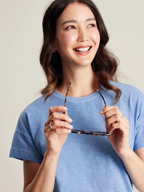 Blue Short Sleeve T-Shirt 4 Blue Short Sleeve T-Shirt - Image 4